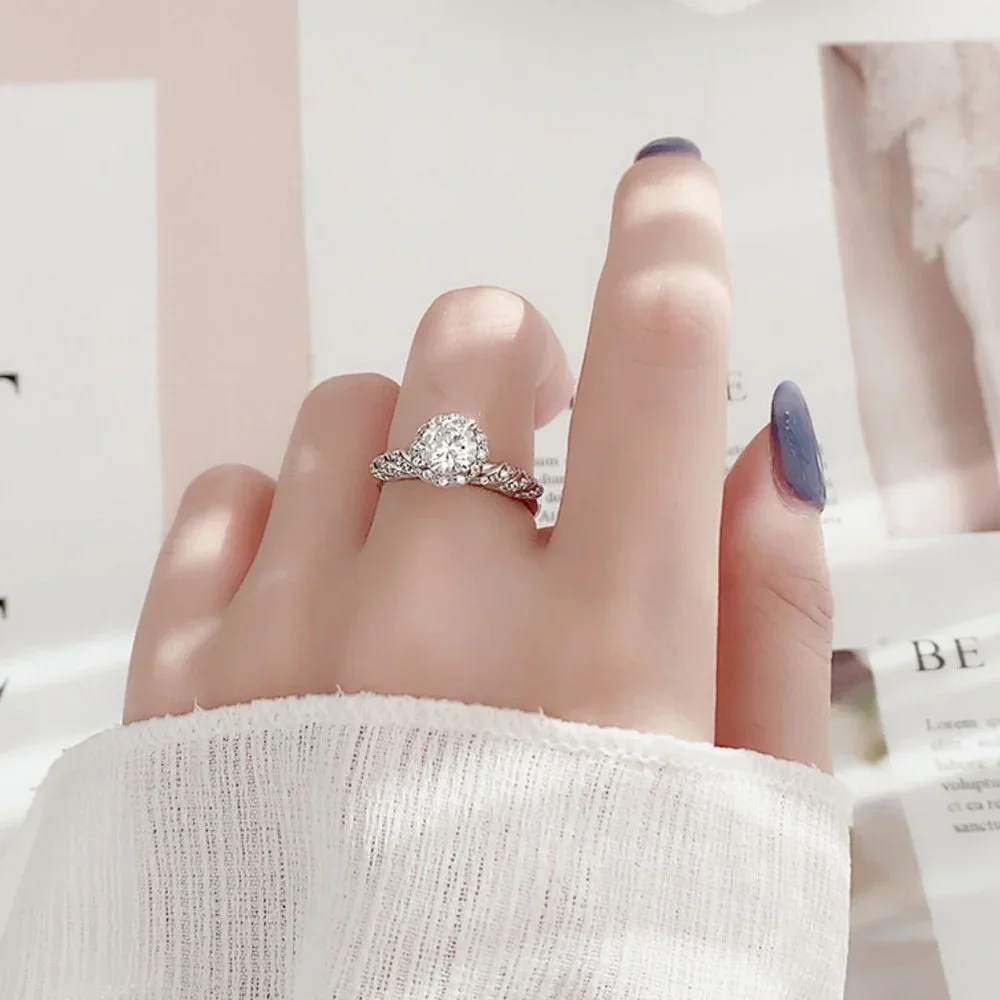 Certified 1ct. t.w. Diamond Moissanite Mermaid Ring NEW - Picture 3 of 9